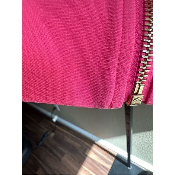 Generation Love Colleen Crepe Moto Jacket Ultra Pink Size M - Picture 7 of 10